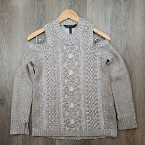 BCBGMaxAzria Cold Shoulder Sweater size XS